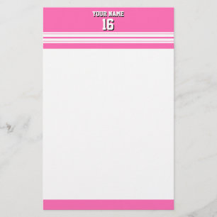 Papelaria Nome do Número Personalizado Jersey da Equipe Bran