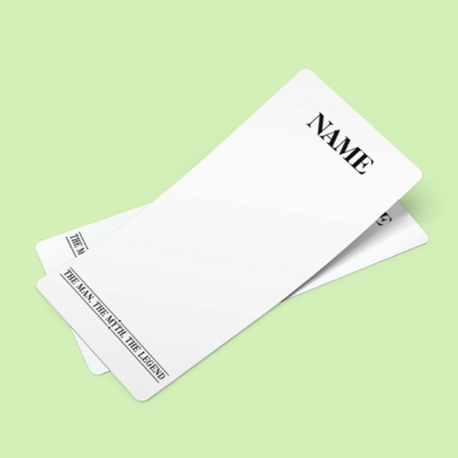 Papelaria Nome Personalizado O Homem O Mito A Legenda (Criador carregado)