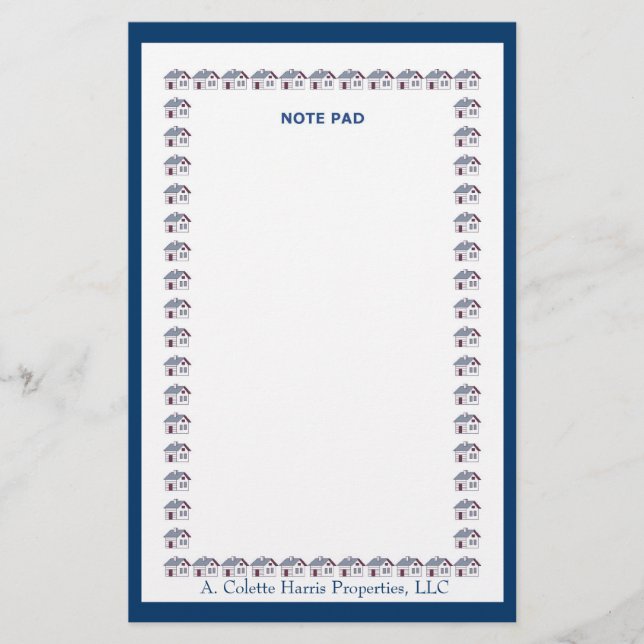 Papelaria Nota Pad - Design 4 (Frente)