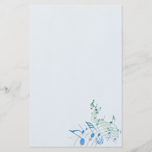 Papelaria Notas da música (Frente)