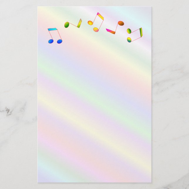 Papelaria Notas da música (Frente)