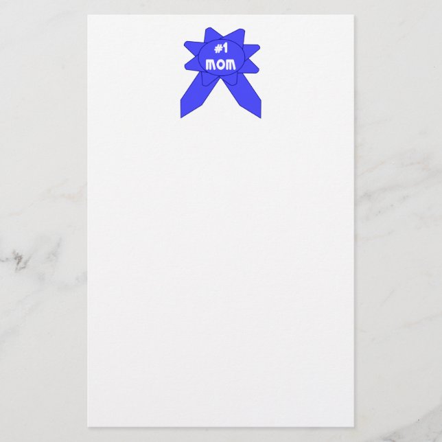 Papelaria Número 1 Mãe Fita Azul (Frente)