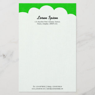 Papelaria Nuvem Superior - Verde