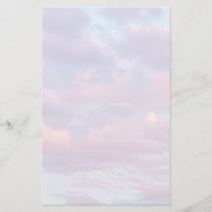 Papelaria Nuvens Rosa e Roxo