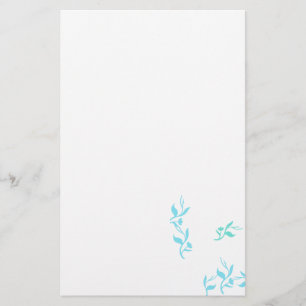 Papelaria O branco de turquesa deixa o produto do teste