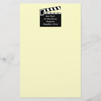 Papelaria O conselho de Clapperboard da ardósia do filme
