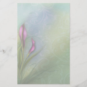 Papelaria O coração de uma mulher - lírio de Calla