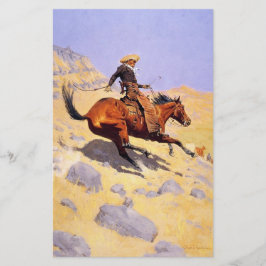 Papelaria O Cowboy (por Frederic Remington)