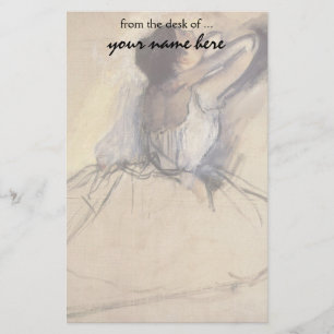 Papelaria O dançarino por Edgar Degas, arte da bailarina do