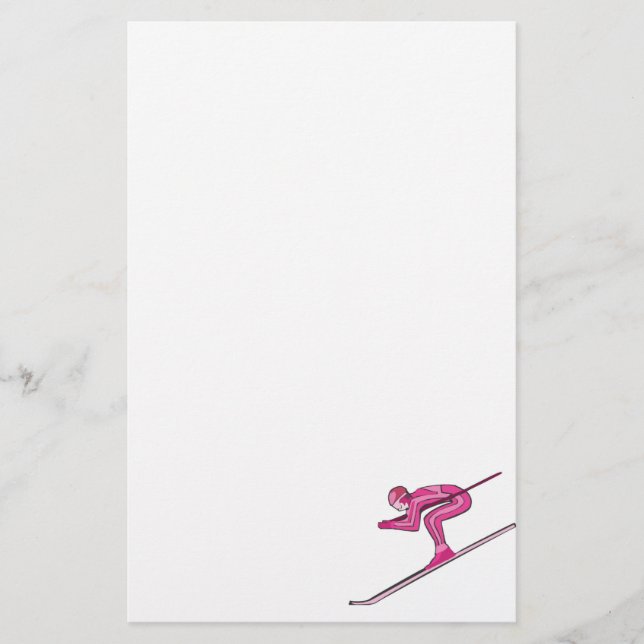 Papelaria O esqui cor-de-rosa jejua (Frente)