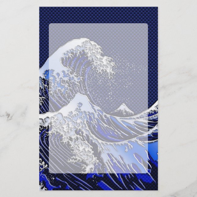 Papelaria O Excelente Hokusai Wave Chrome (Frente)