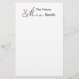 Papelaria O futuro, Sra. - personalize o seu próprio!