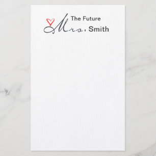 Papelaria O futuro, Sra. - personalize o seu próprio!