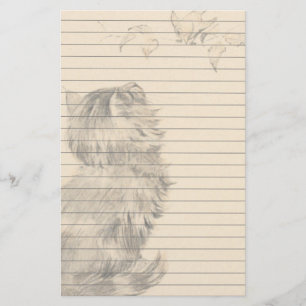 Papelaria O gatinho que olha os pássaros