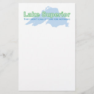 Papelaria O Lago Superior; Não o chamam isso para nada
