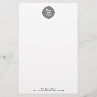 Papelaria O logotipo da sua empresa aqui promo