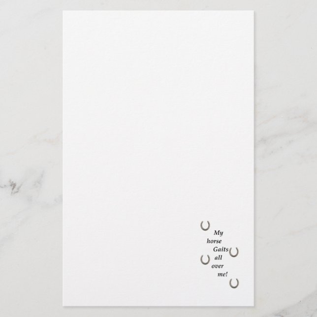 Papelaria O Meu Cavalo Passa Por Mim (Frente)