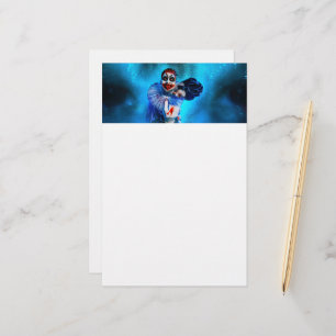 Papelaria O palhaço ameaçador de SlipperyJoe Feliz Halloween
