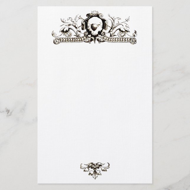 Papelaria O Papel De Papel Do Coração De Contar (Frente)