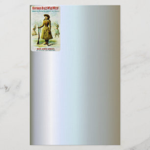 Papelaria O poster ocidental selvagem Annie Oakley de