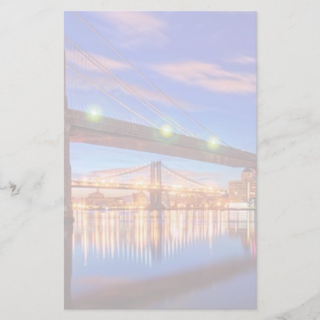 Papelaria O Rio Este, Ponte Brooklyn, Manhattan (Frente)
