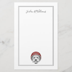 Papelaria O temerário do yorkshire terrier adiciona seu