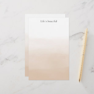 Papelaria Ombro de Cream Dourado