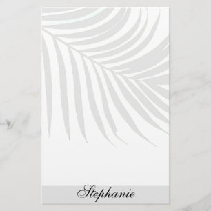 Papelaria Originais conhecidos Monogrammed cinzentos da