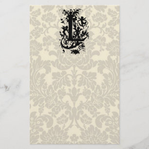 Papelaria Ornamentado - Letra "L"