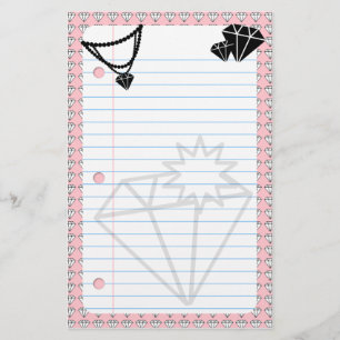 Papelaria os diamantes são para sempre