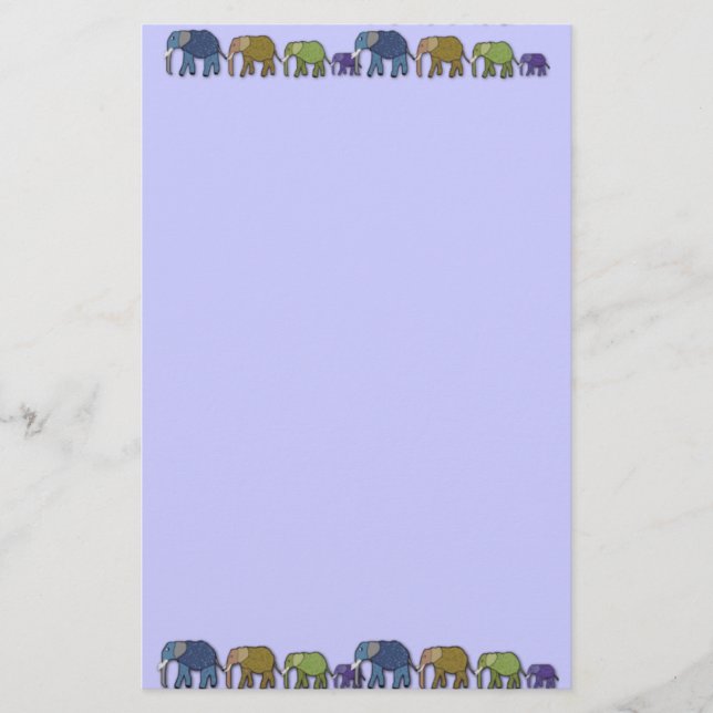 Papelaria Os elefantes nunca esquecem (Frente)