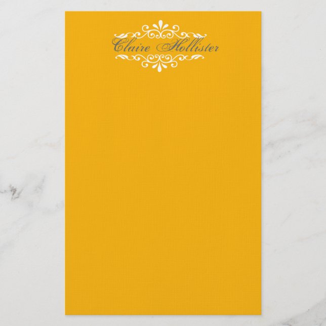Papelaria Ouro Monograma (Frente)