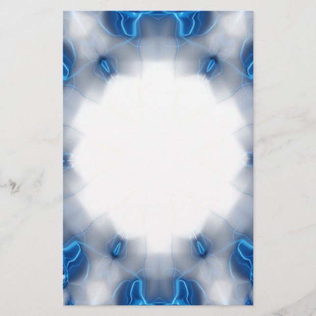 Papelaria Ouros azuis (Frente)