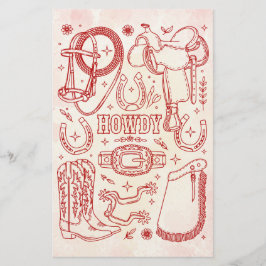 Papelaria Pacote Texas Cowboy