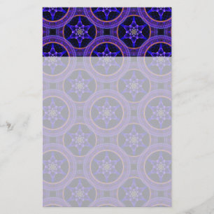 Papelaria Padrão Abstrato Floral Moderno Boho Elegante #505