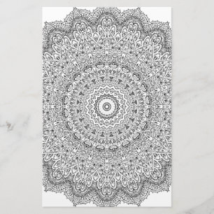 Papelaria Padrão Complexo de Mandala