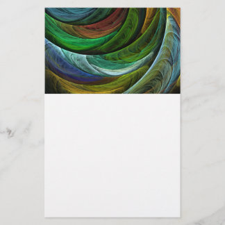 Papelaria Padrão de Abstrato de Arte Moderna com Glória de C