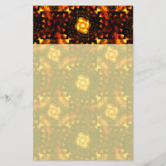 Papelaria Padrão de Arte Abstrata Boho Elegante Moderno Dour