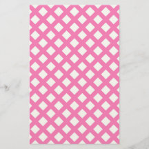 Padrão de diamante xadrez rosa e branco