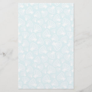 Papelaria Padrão de Shell de Verão