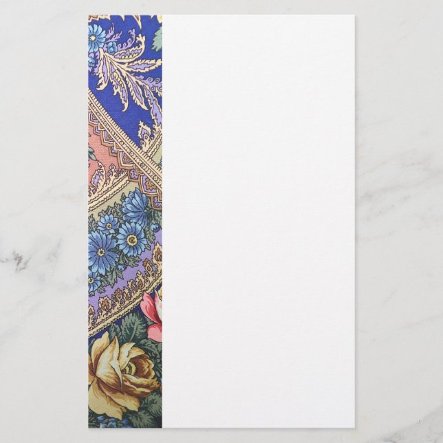 Papelaria Padrão de tecido russo (Frente)