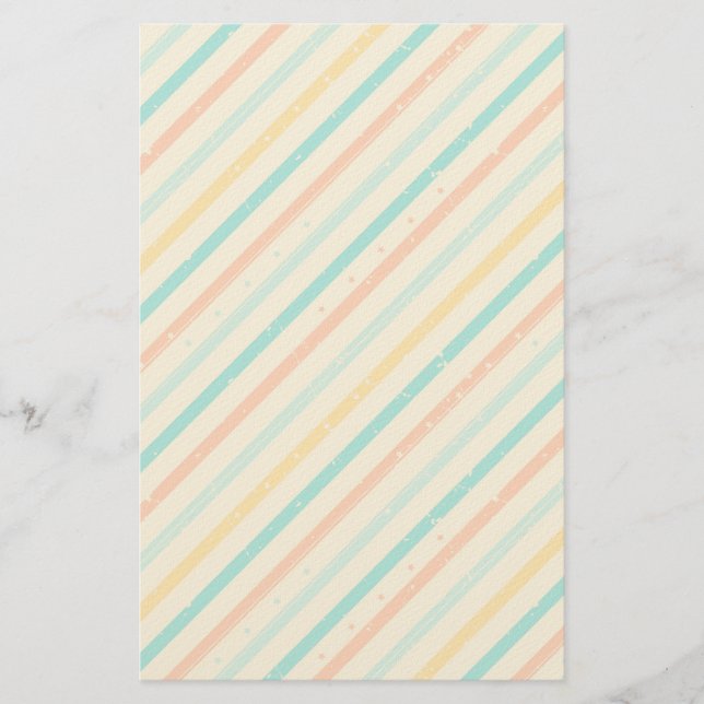 Papelaria Padrão estriado retroativo (Frente)