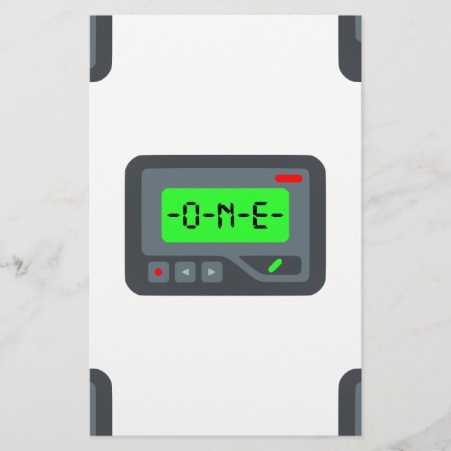Papelaria pager emoji (Frente)