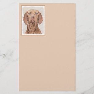 Papelaria Painting Vizsla - Arte de Cachorro Original