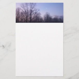Papelaria Paisagem da Manhã de inverno Fotografia