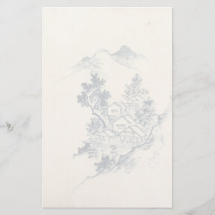 Papelaria paisagem japonesa