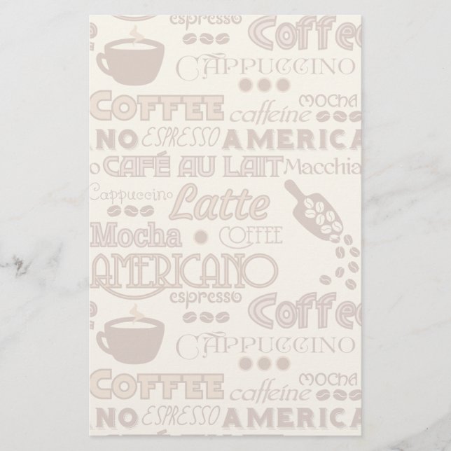 Papelaria Palavras de café (Frente)