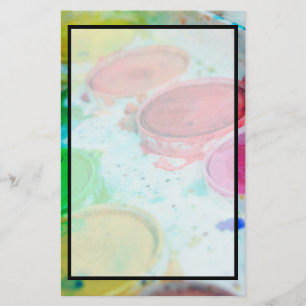 Papelaria Paleta de Tinta de Aquarela Multicolorida para Art