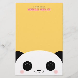 Papelaria Panda bonito do Peekaboo de Kawaii