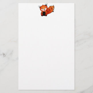 Papelaria Panda vermelha feliz